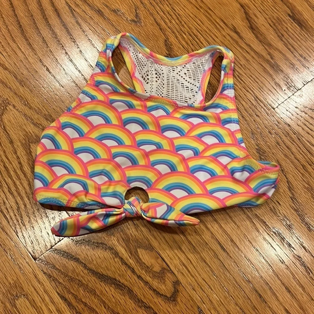 Girl’s Rainbow Bathing Suit Size 6x